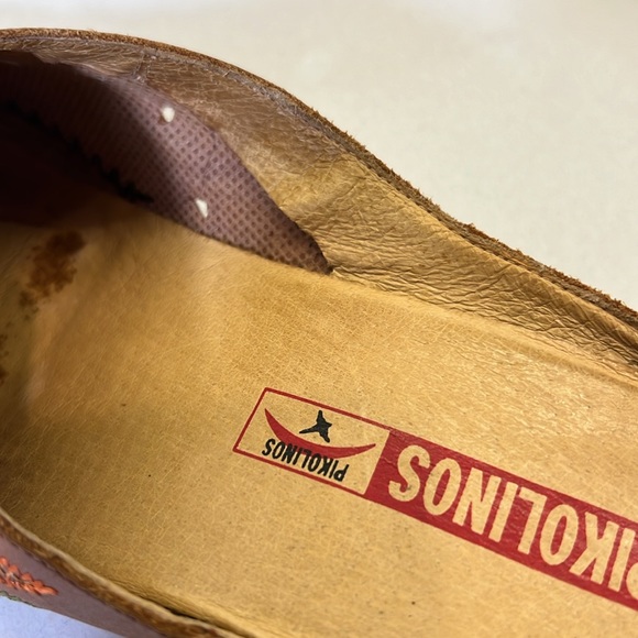 PIKOLINOS Brown Embroidered Mules - Picture 8 of 10